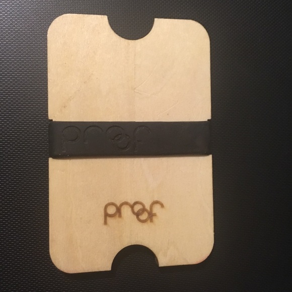 Wooden slab wallet. It floats! - Picture 2 of 6